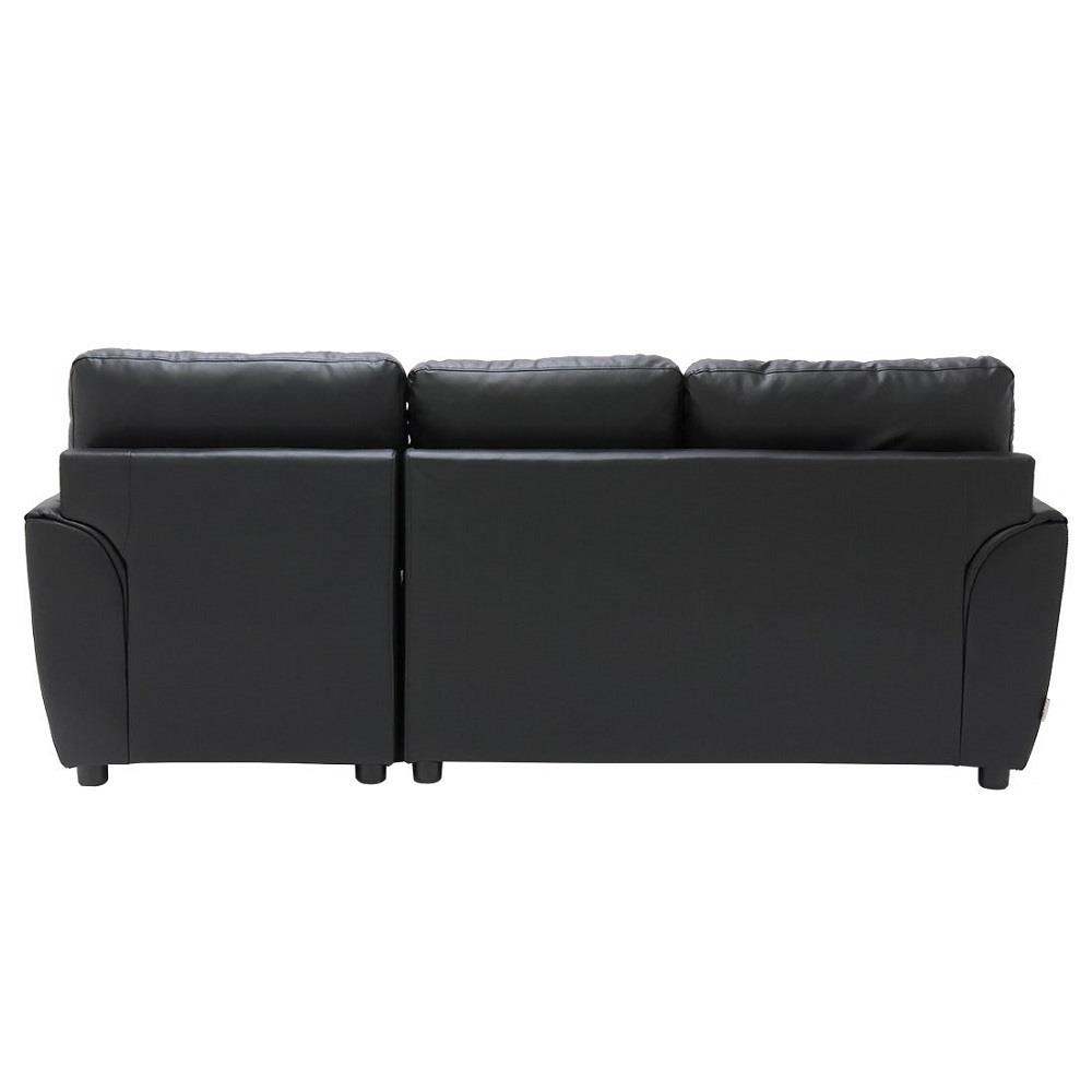 โซฟาเข้ามุมขวา KONCEPT RIOWA 19229209 สีดำ