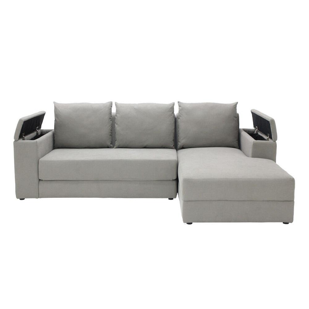 โซฟาเข้ามุมขวา KONCEPT RAPHAT 19236240 สีเทา