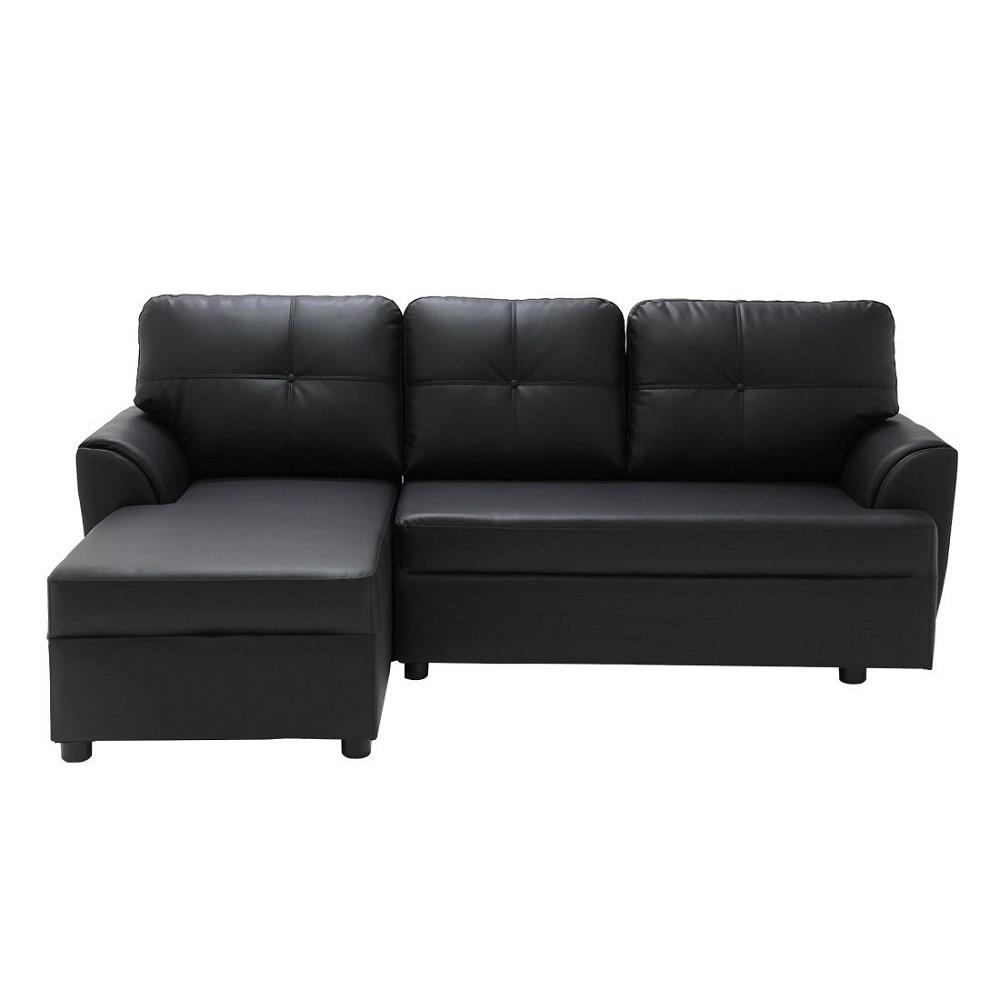 โซฟาเข้ามุมซ้าย KONCEPT RIOWA 19229210 สีดำ