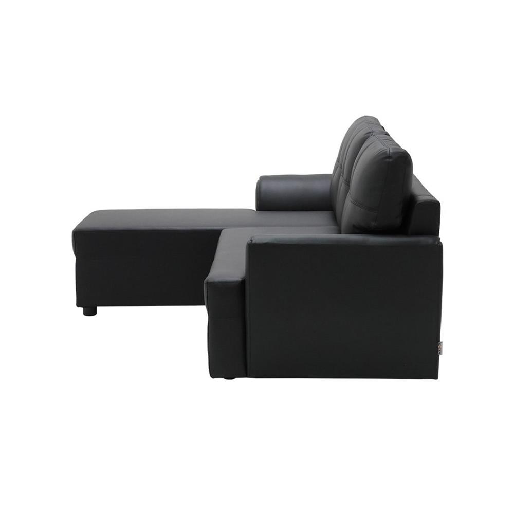 โซฟาเข้ามุมซ้าย KONCEPT RIOWA 19229210 สีดำ