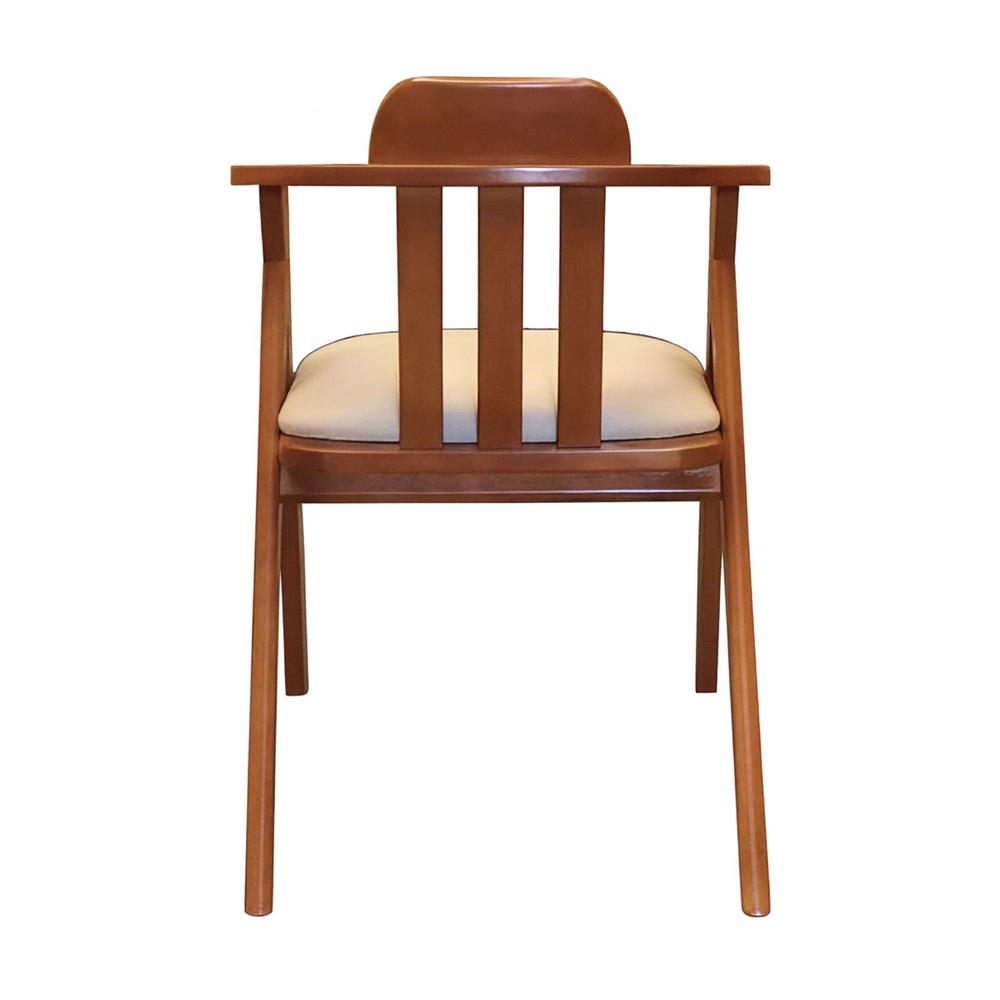 เก้าอี้ทานข้าว FURDINI HAVEN สีน้ำตาลเข้ม/ครีม