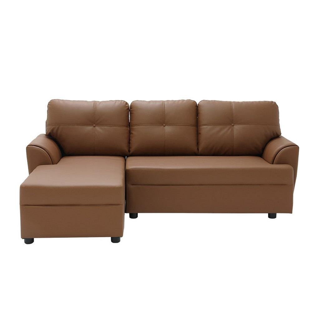 โซฟาเข้ามุมซ้าย KONCEPT RIOWA 19229208 สีน้ำตาลอ่อน