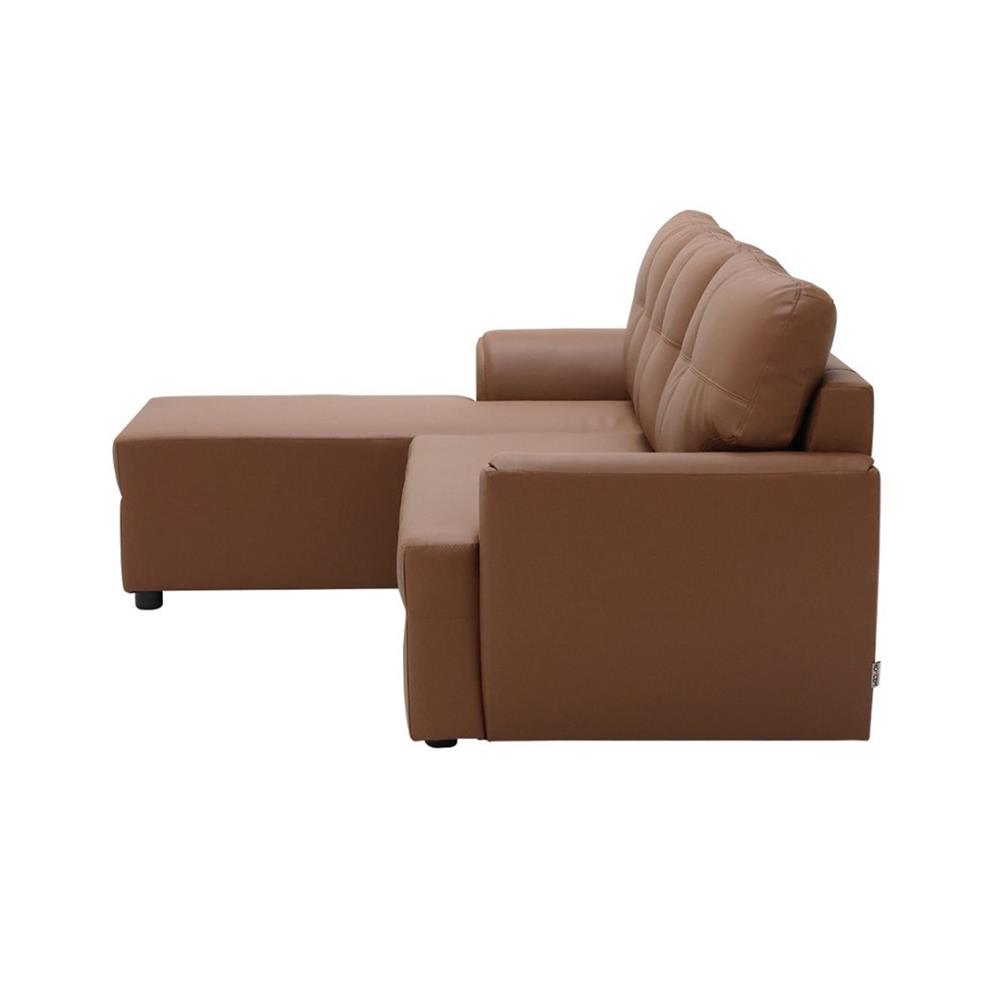โซฟาเข้ามุมซ้าย KONCEPT RIOWA 19229208 สีน้ำตาลอ่อน