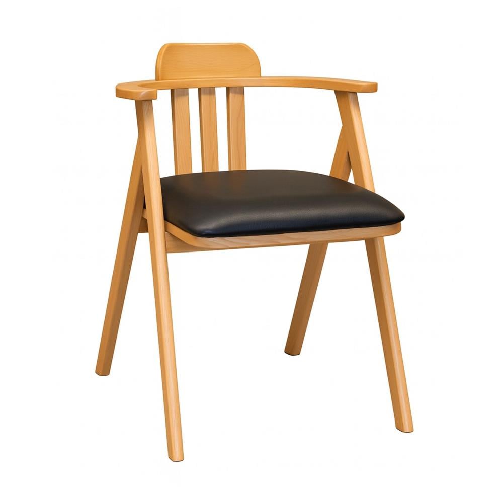 เก้าอี้ทานข้าว FURDINI HAVEN สีน้ำตาลเข้ม/ดำ