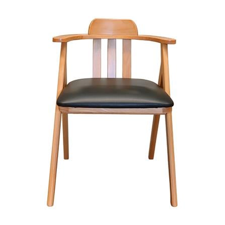 เก้าอี้ทานข้าว FURDINI HAVEN สีน้ำตาลเข้ม/ดำ_1