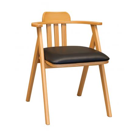 เก้าอี้ทานข้าว FURDINI HAVEN สีน้ำตาลเข้ม/ดำ_2