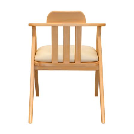 เก้าอี้ทานข้าว FURDINI HAVEN สีเนเชอรัล/ครีม_3