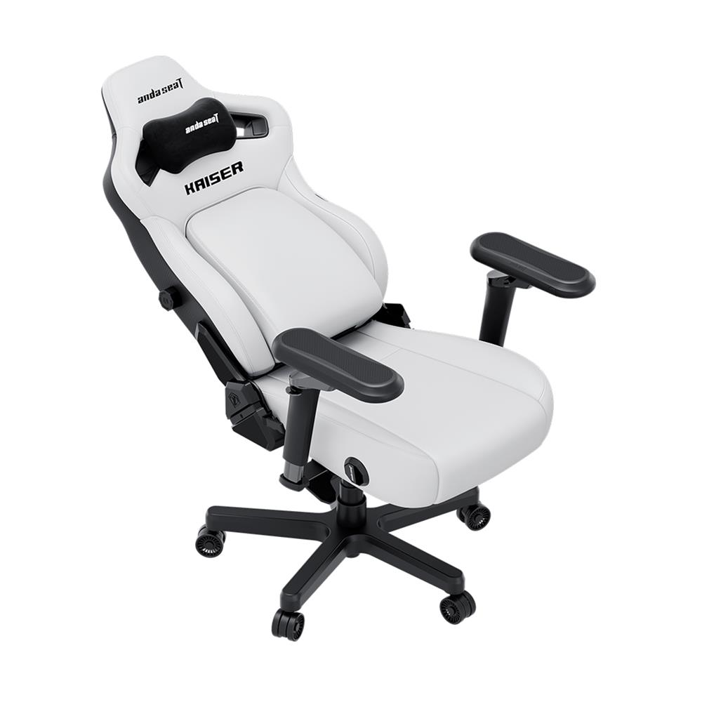 เก้าอี้เกมมิ่ง ANDA SEAT KAISER 4 6D L PVC สีขาว