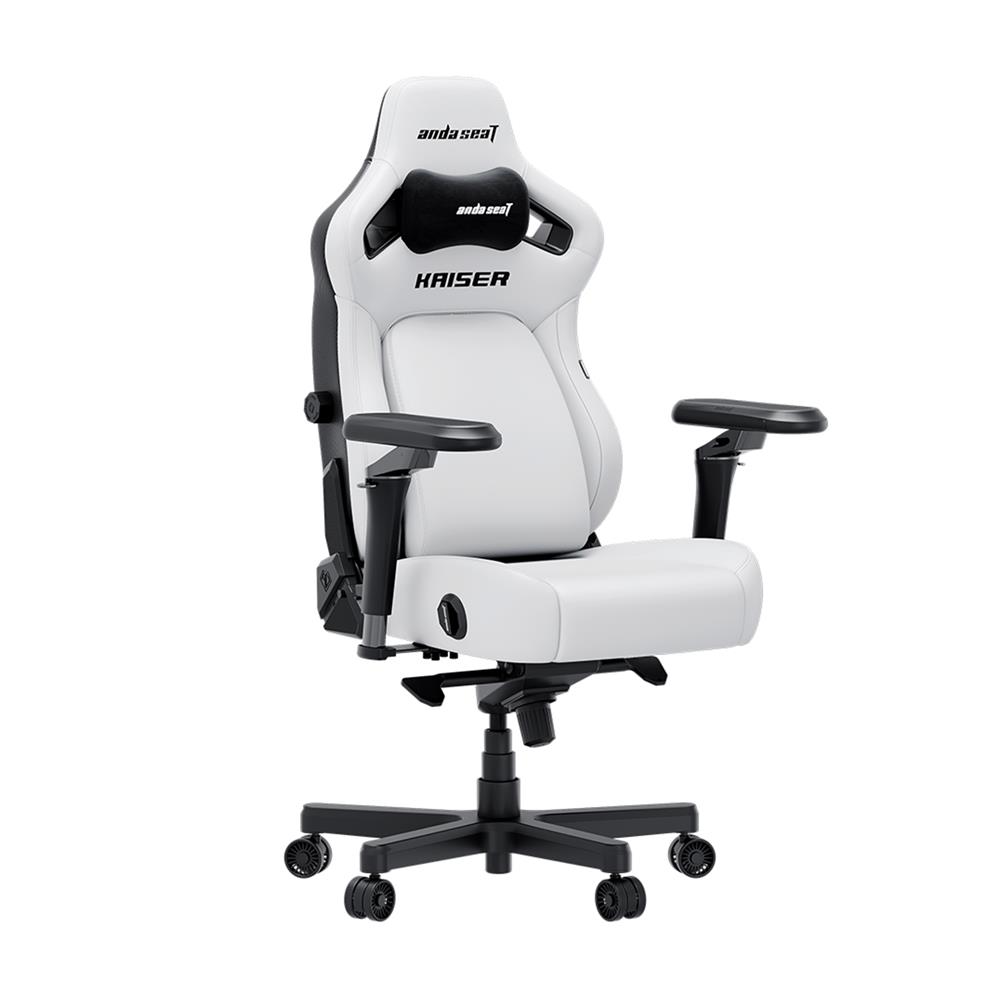 เก้าอี้เกมมิ่ง ANDA SEAT KAISER 4 6D XL PVC สีขาว