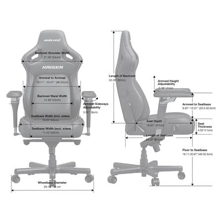 เก้าอี้เกมมิ่ง ANDA SEAT KAISER 4 6D L PVC สีชมพู_4