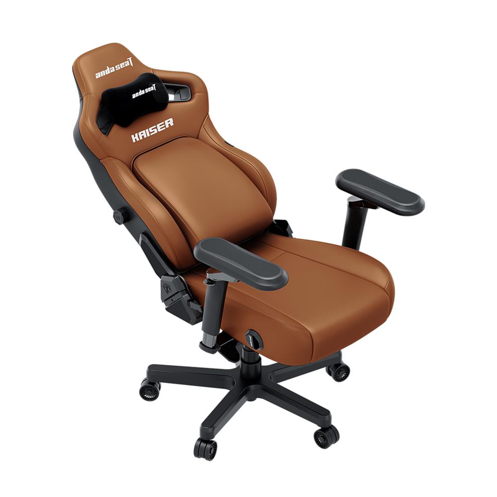 เก้าอี้เกมมิ่ง ANDA SEAT KAISER 4 6D XL PVC สีน้ำตาล