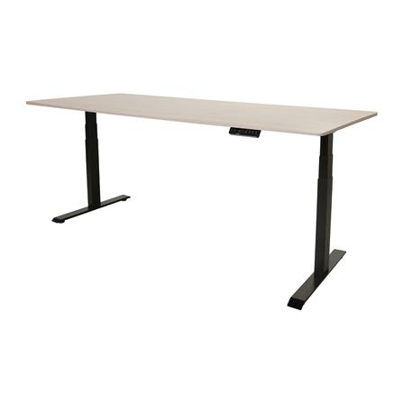 โต๊ะปรับระดับไฟฟ้า BEWELL TOP7-17 150 ซม. สีไม้โอ๊ค/ดำ_0