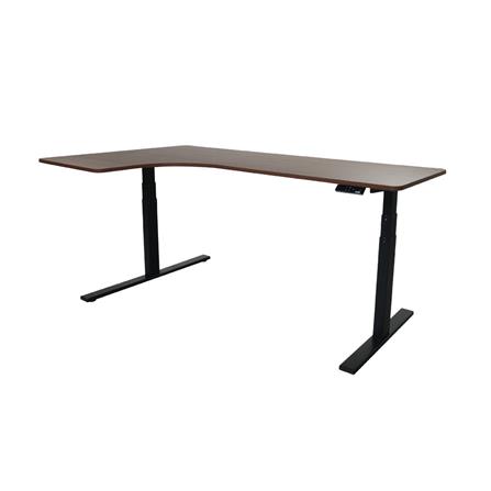 โต๊ะปรับระดับไฟฟ้า BEWELL TBS2-TOP9 160 ซม. สีไม้วอลนัท/ดำ_0