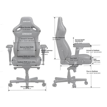 เก้าอี้เกมมิ่ง ANDA SEAT KAISER 4 6D L PVC สีเขียว_4