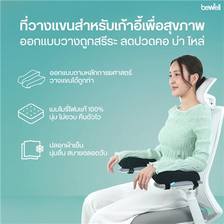 ที่วางแขนสำหรับเก้าอี้เพื่อสุขภาพ Bewell AR-01_4