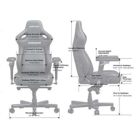 เก้าอี้เกมมิ่ง ANDA SEAT KAISER 4 6D L PVC สีม่วง_4