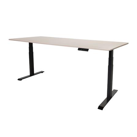 โต๊ะปรับระดับไฟฟ้า BEWELL TOP7-9 140 ซม. สีไม้โอ๊ค/ดำ_0