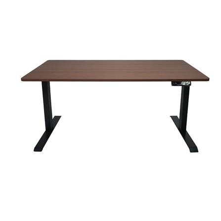 โต๊ะปรับระดับไฟฟ้า BEWELL TOP7-18 150 ซม. สีไม้วอลนัท/ดำ_1