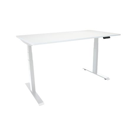 โต๊ะปรับระดับไฟฟ้า BEWELL TOP7-16 140 ซม. สีขาว_2