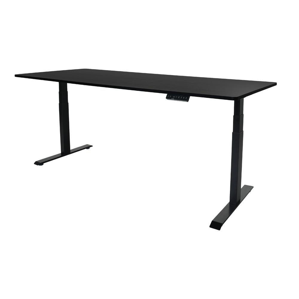 โต๊ะปรับระดับไฟฟ้า BEWELL TOP7-11 140 ซม. สีดำ