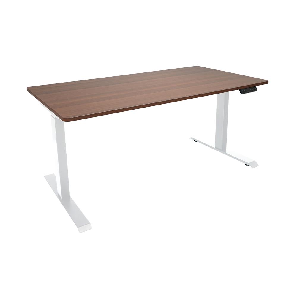 โต๊ะปรับระดับไฟฟ้า BEWELL TOP7-14 140 ซม. สีไม้วอลนัท/ขาว