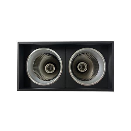 ดาวน์ไลท์ LUMAX 25-01931 11 นิ้ว สีดำ เหลี่ยม_1