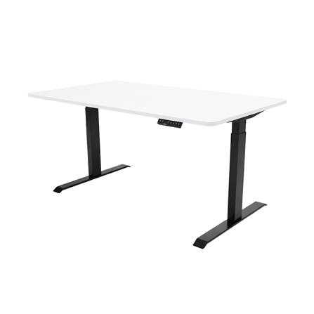 โต๊ะปรับระดับไฟฟ้า BEWELL TOP7-12 140 ซม. สีขาว/ดำ_0