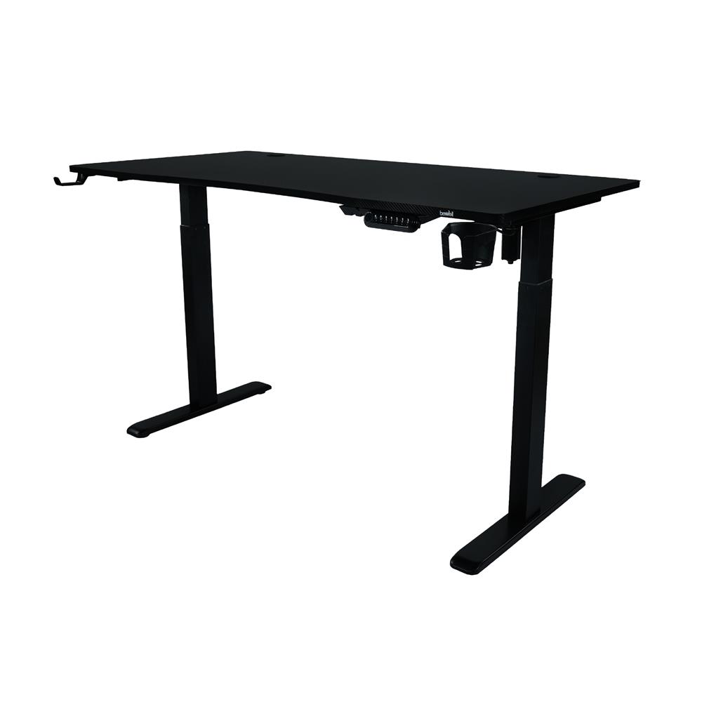 โต๊ะเกมมิ่งปรับระดับไฟฟ้า BEWELL TBS05-120 120 ซม. สีดำ