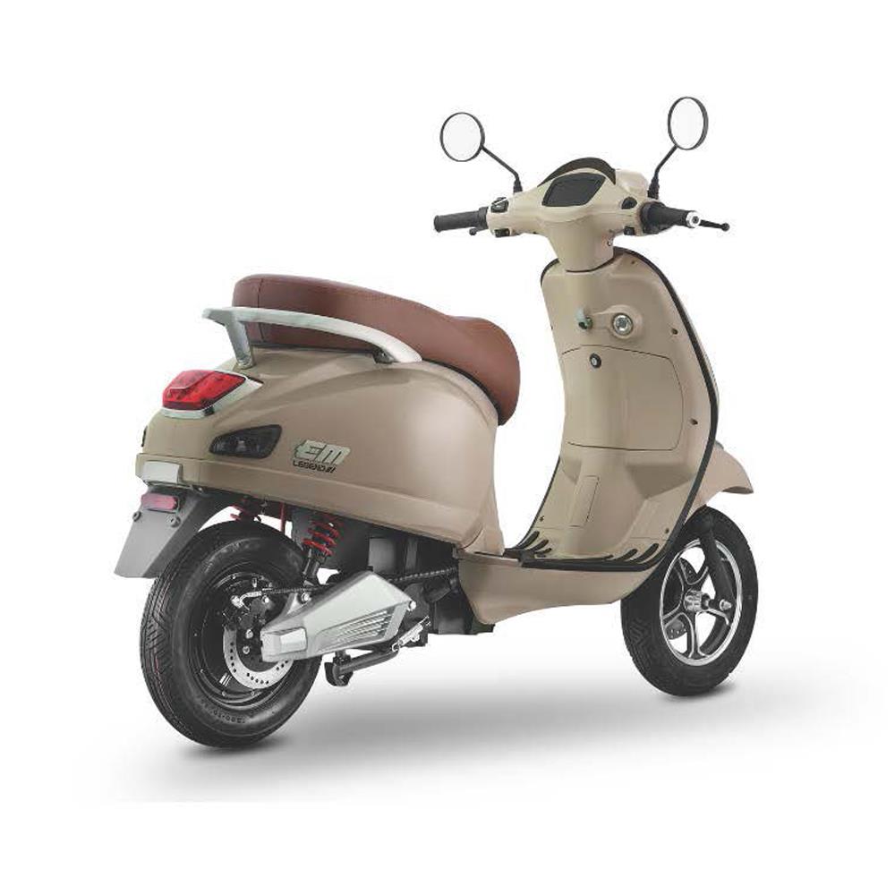 รถจักรยานยนต์ไฟฟ้า EM LEGEND 2000W สีน้ำตาลลาเต้