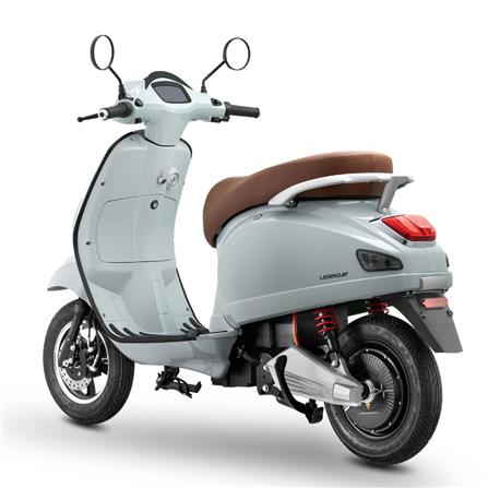 รถจักรยานยนต์ไฟฟ้า EM LEGEND 2000W สีเทา_5