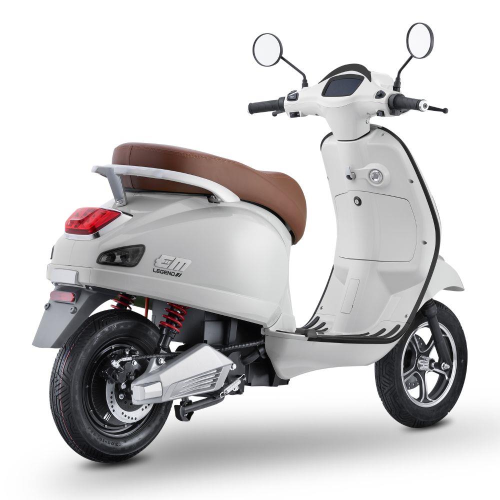 รถจักรยานยนต์ไฟฟ้า EM LEGEND 2000W สีขาวสโนวี่