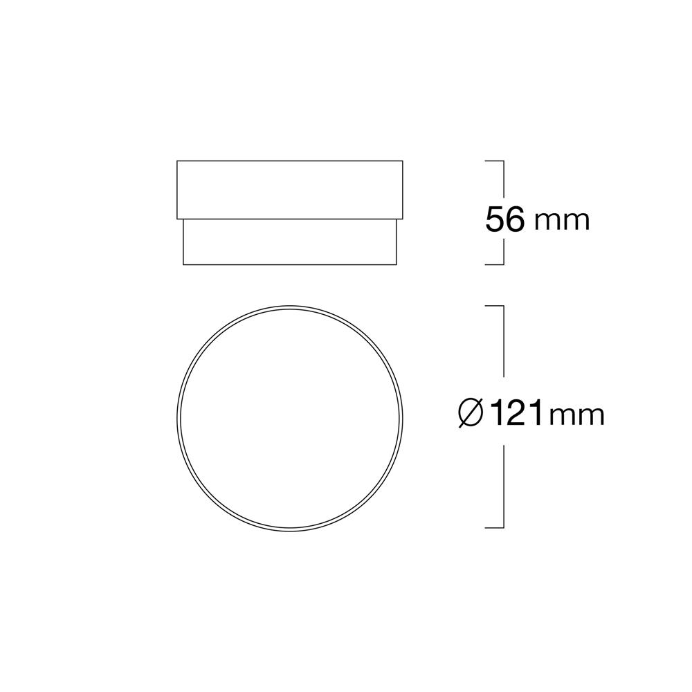 ดาวน์ไลท์ LED LUMAX 03 -A0757 15 นิ้ว ทรงกลม สีขาว