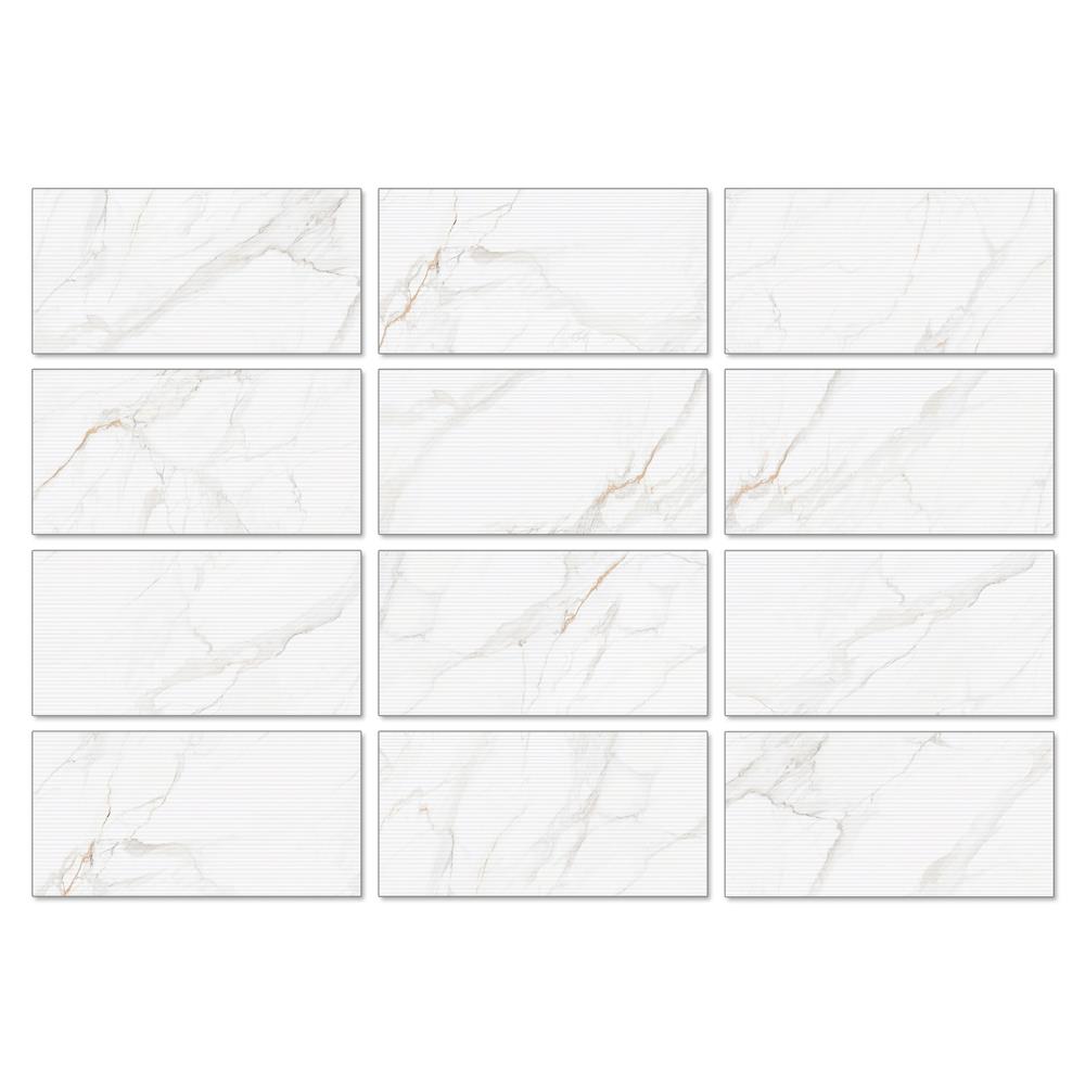 กระเบื้องพื้นพอร์ซเลน 30x60 ซม. CERGRES มีอาเวฟ ขาว A 1.44 ตร.ม.