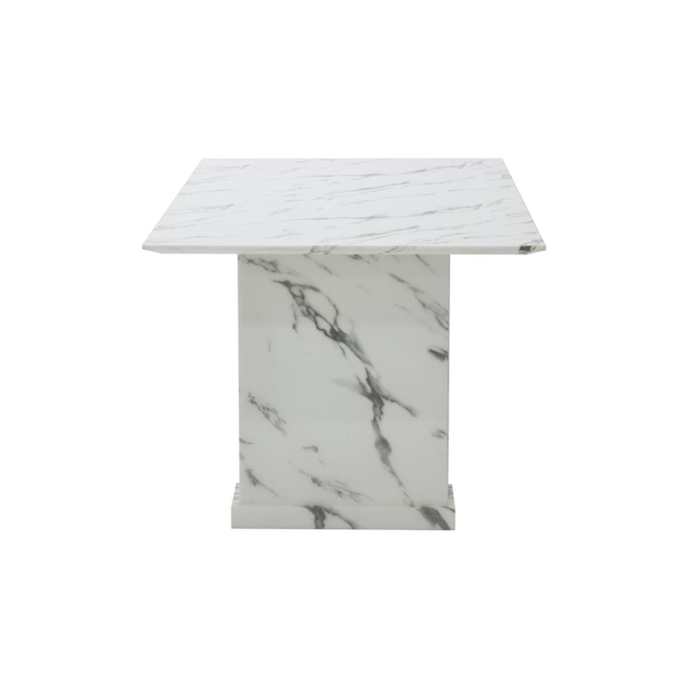 ชุดโต๊ะทานข้าว 4 ที่นั่ง SB FURNITURE BASHA & LASTA 59063633 สีขาว