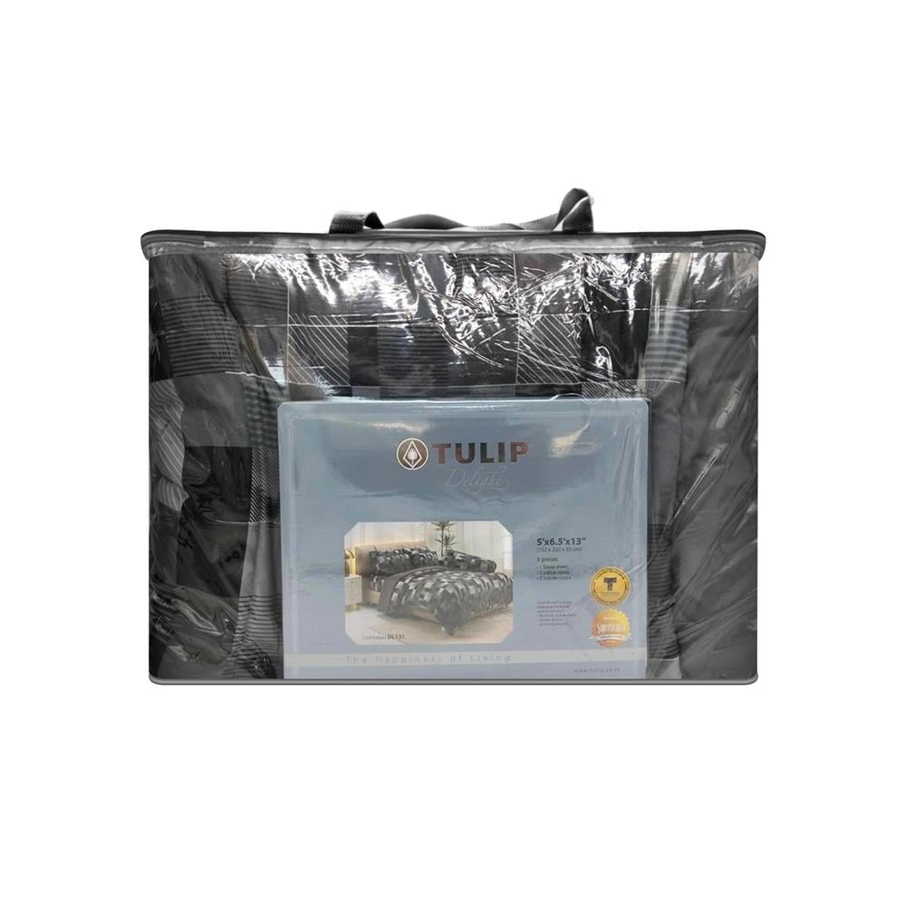 ชุดผ้าปูที่นอน 5 ฟุต (ชุด 6 ชิ้น) TULIP DELIGHT 60205-DL106