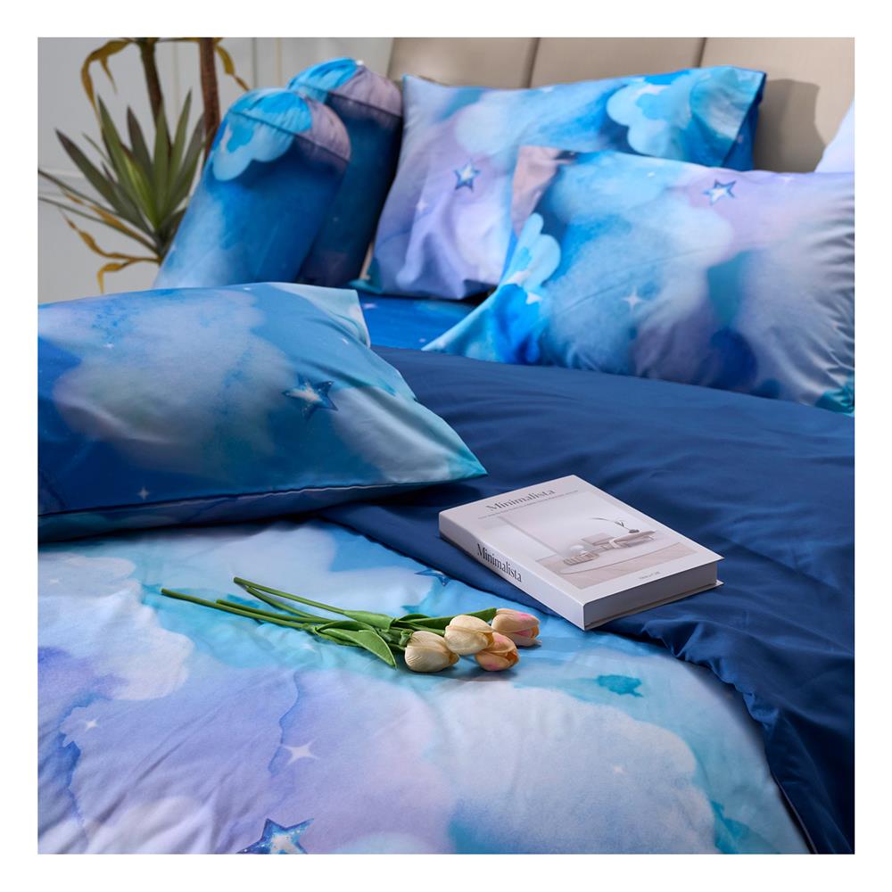 ชุดผ้าปูที่นอน 5 ฟุต (ชุด 6 ชิ้น) TULIP DELIGHT 60205-DL130