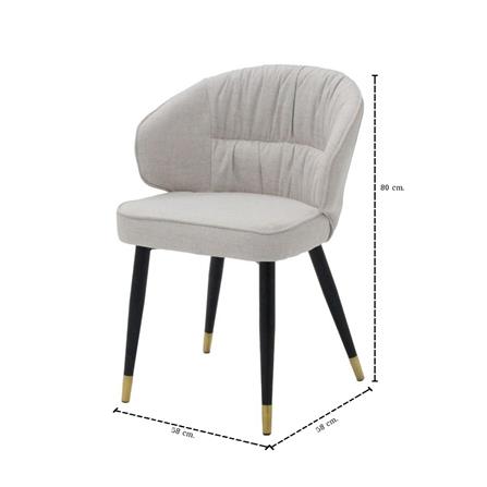 ชุดโต๊ะทานข้าว 4 ที่นั่ง SB FURNITURE SAVINA & VOLLY 59062564 สีขาว_11