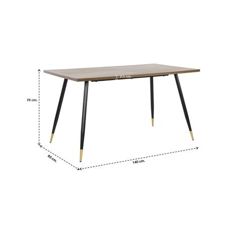 ชุดโต๊ะทานข้าว 4 ที่นั่ง SB FURNITURE TARISH 59022843 สีน้ำตาล_9