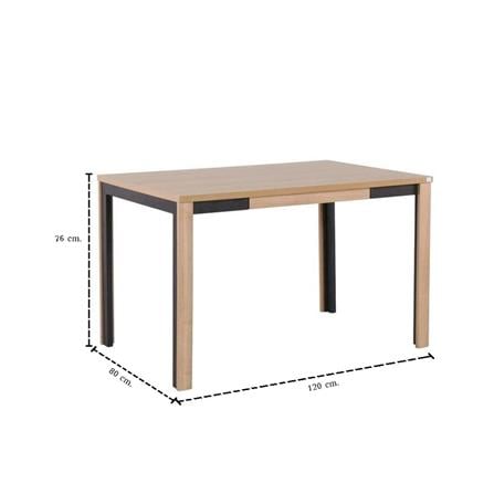 ชุดโต๊ะทานข้าว 4 ที่นั่ง SB FURNITURE COUPE & LALADA 59062709 สีน้ำตาล_9