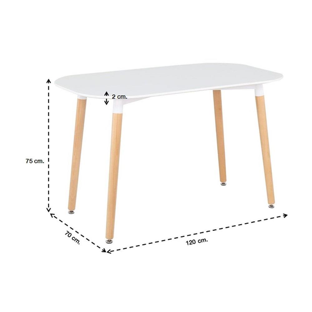 ชุดโต๊ะทานข้าว 4 ที่นั่ง SB FURNITURE LASTA 59023175 สีขาว