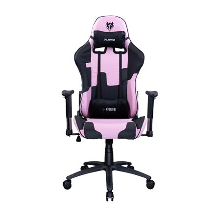 เก้าอี้เกมมิ่ง NUBWO L011 สีชมพู/ดำ_1