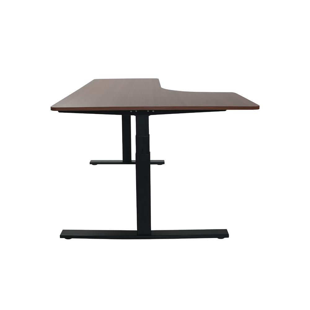 โต๊ะปรับระดับไฟฟ้า BEWELL TBS02 TOP0 180 ซม. สีน้ำตาล/ดำ
