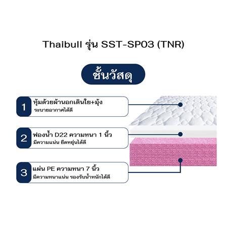 เตียงพับพร้อม TOPPER THAIBULL SST-SP03 109x199x55 ซม._8