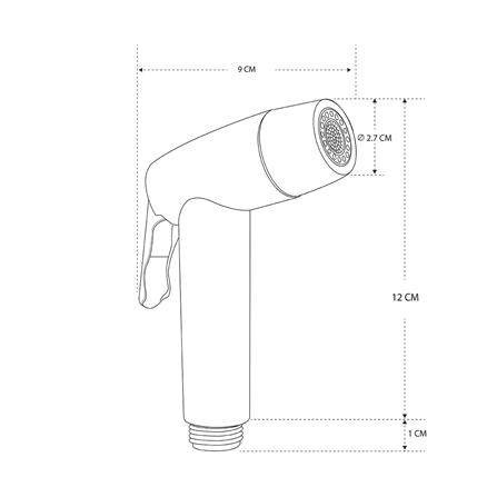 สายฉีดชำระครบชุด DMG GL-4714 สีขาว_2