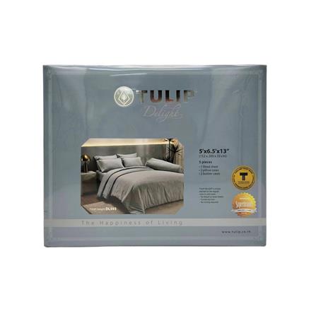 ชุดผ้าปูที่นอน 5 ฟุต (ชุด 5 ชิ้น)  TULIP DELIGHT 60057-DL593_3