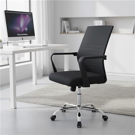 เก้าอี้สำนักงาน SURE PL-1734 สีดำ_5