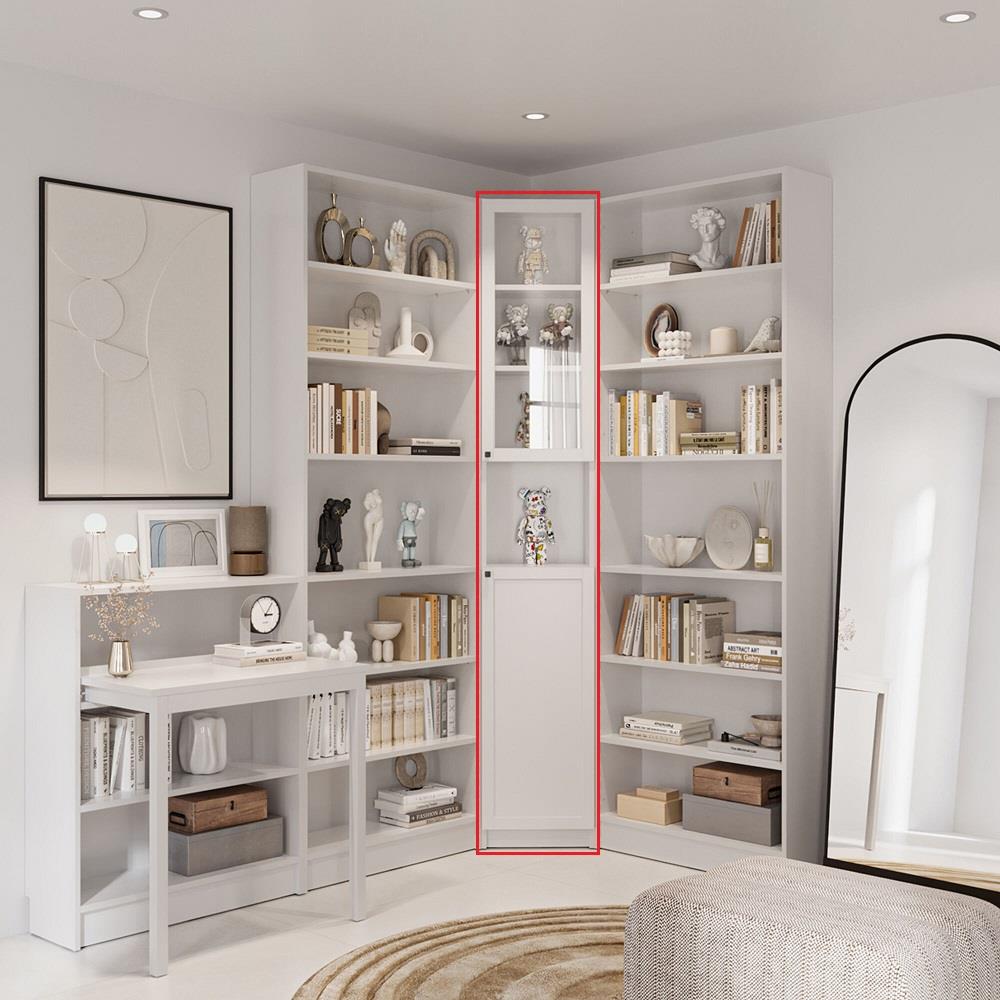 ตู้สูง บานผสม SB FURNITURE TRIXX 19247531 40 ซม. สีขาว