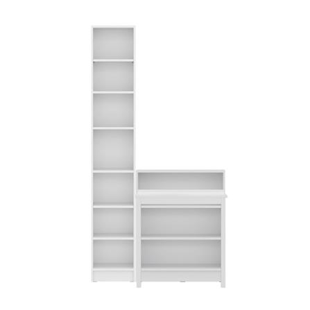 ตู้สูง บานโล่ง SB FURNITURE TRIXX 59064234 120 ซม. สีขาว_0