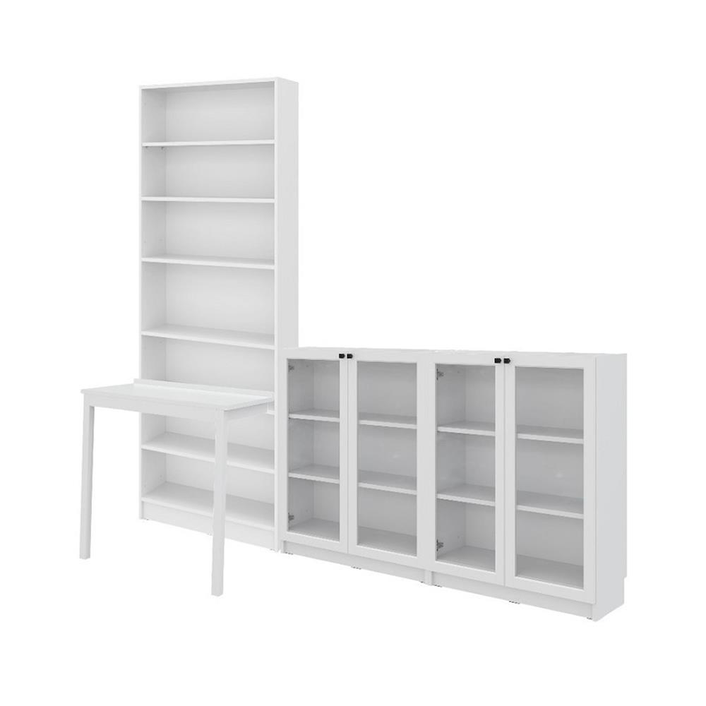 ตู้สูง บานผสม SB FURNITURE TRIXX 59064242 240 ซม. สีขาว