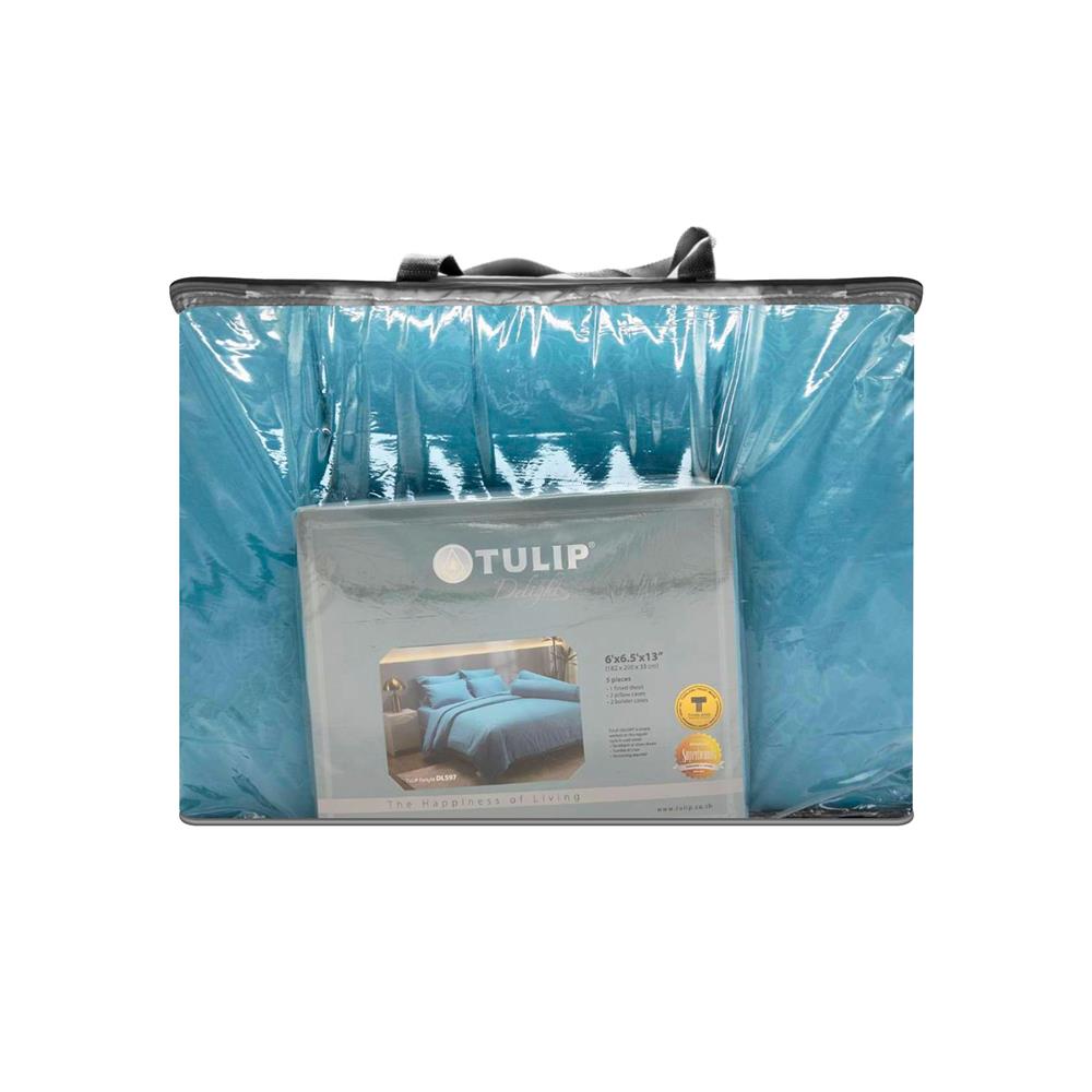 ชุดผ้าปูที่นอน 6 ฟุต (ชุด 6 ชิ้น) TULIP DELIGHT 60239-DL597